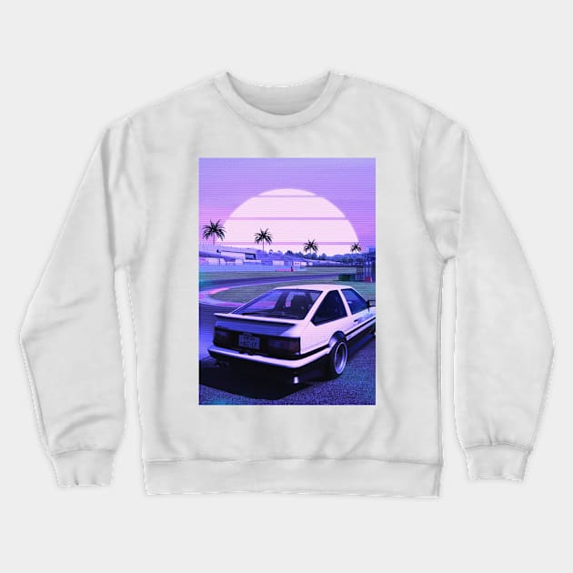 Trueno AE86 Crewneck Sweatshirt by mrcatguys